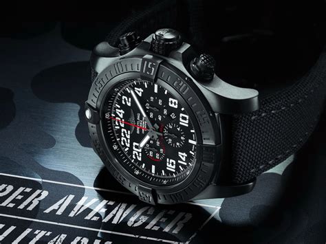 breitling super avenger replica black steel|breitling super avenger 2 military.